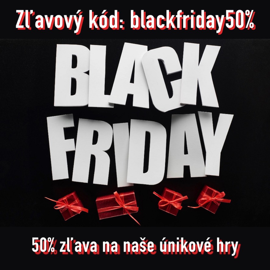 Black Friday Výpredaj 50% Hry Escape Rooms